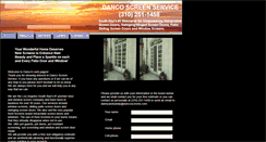 Desktop Screenshot of dancoscreens.com
